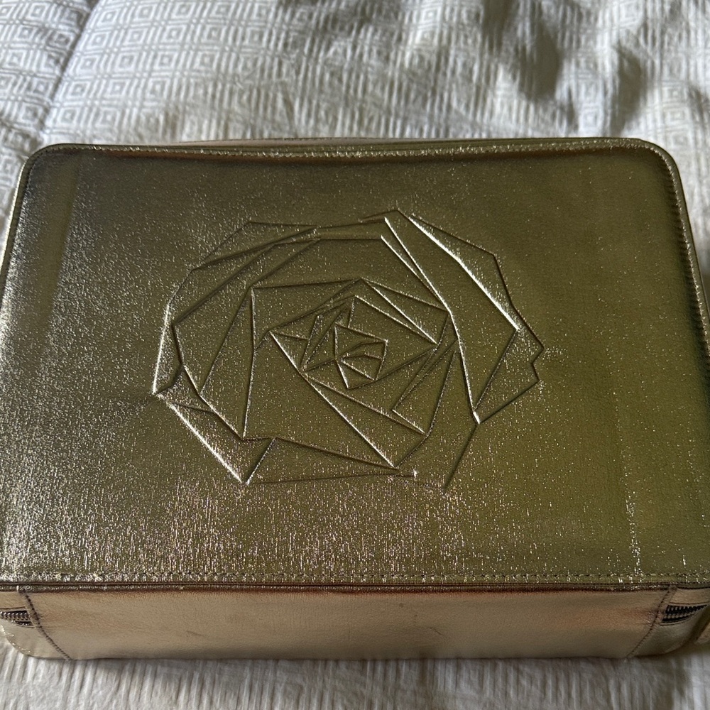 Lancome Gold Satin Clutch
